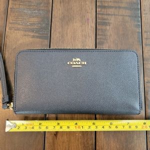 Coach Long Zip Around Wallet
